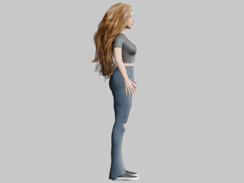 Standard Pretty woman V39861 3D Модель