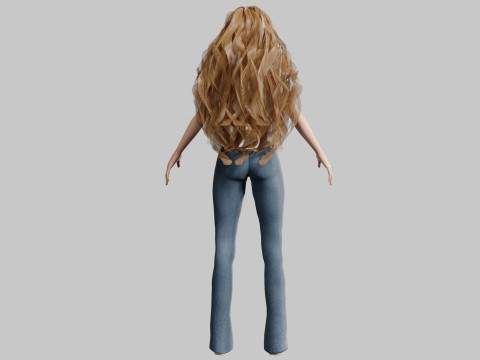 Standard Pretty woman V39861 3D Модель