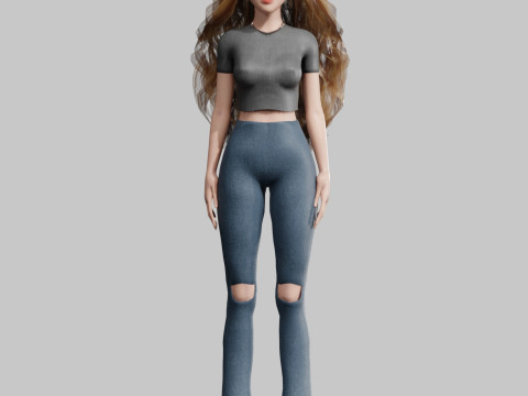 Standard Pretty woman V39861 3D Модель