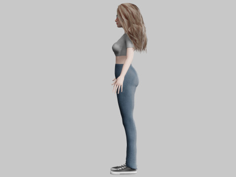 Stylized Pretty Woman V34121 Modelo 3D