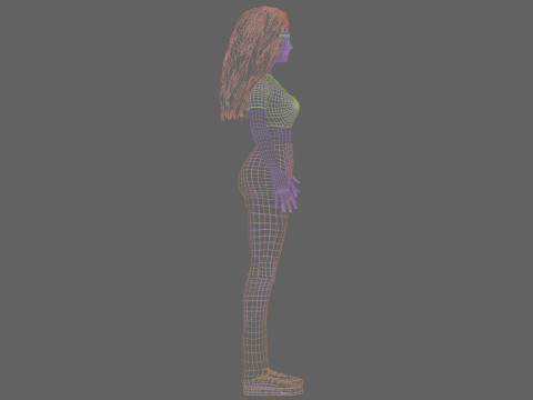 Stylized Pretty Woman V34121 Modelo 3D