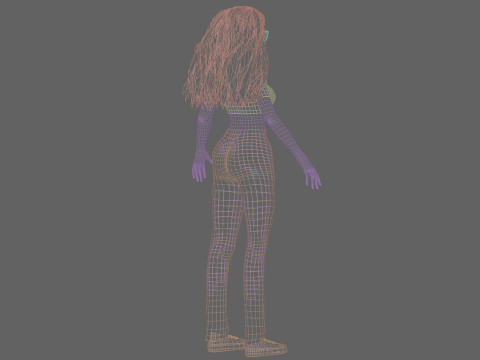 Stylized Pretty Woman V34121 Modelo 3D
