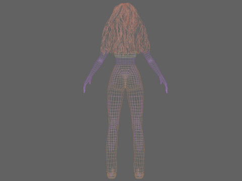 Stylized Pretty Woman V34121 Modelo 3D