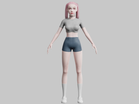 Sweet Pretty Woman V22330 Modello 3D