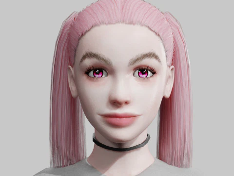 Sweet Pretty Woman V22330 3D Model