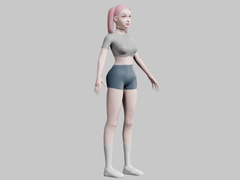 Sweet Pretty Woman V22330 Modello 3D