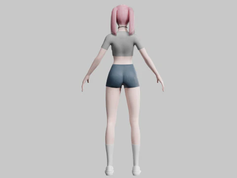 Sweet Pretty Woman V22330 3D Model