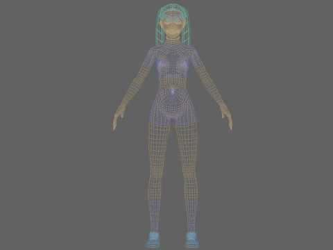 Sweet Pretty Woman V22330 3D Model