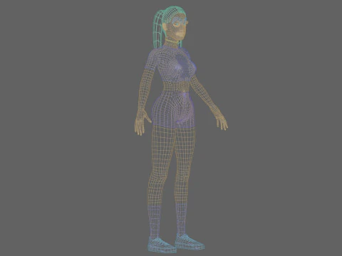 Sweet Pretty Woman V22330 3D Model