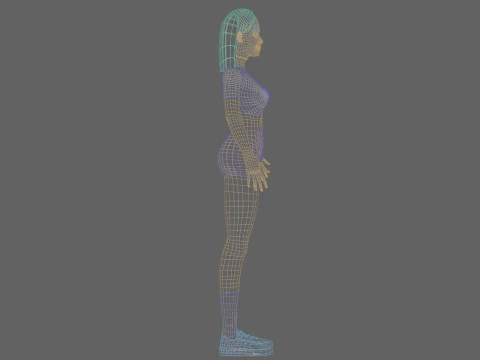Sweet Pretty Woman V22330 3D Model