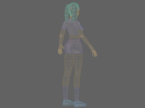 Sweet Pretty Woman V22330 Modello 3D