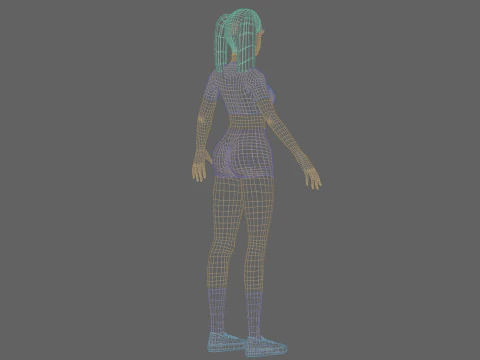 Sweet Pretty Woman V22330 3D Model