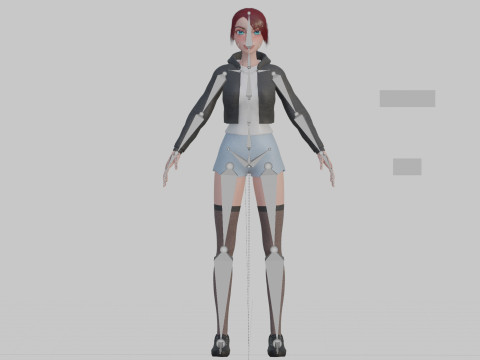 Basic Beautiful woman V27693 3D Модель