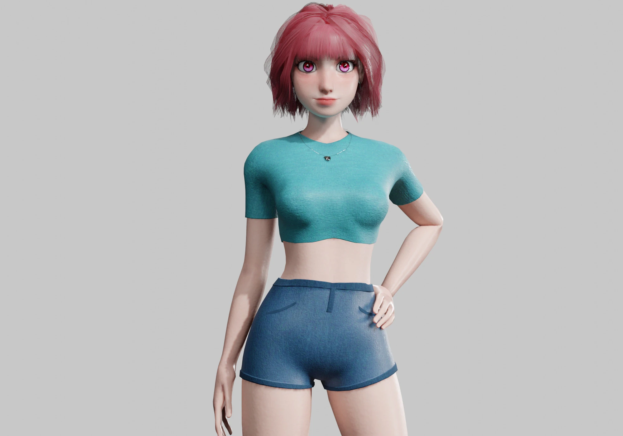 Basic classic woman V31401 3D Model .c4d .max .obj .3ds .fbx .stl .blend 