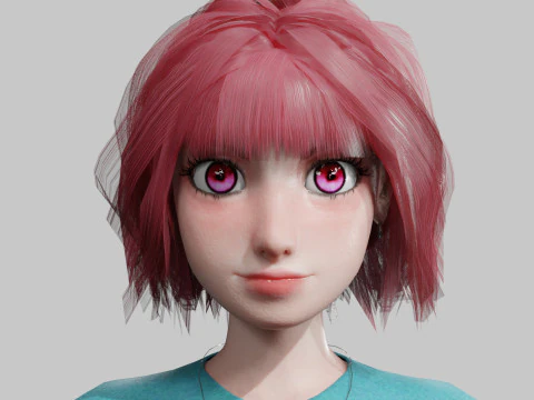 Basic classic woman V31401 3D Model