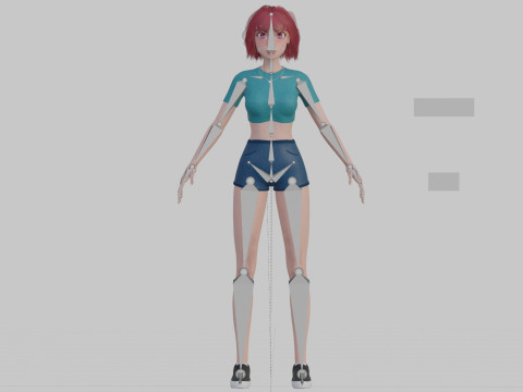 Basic classic woman V31401 Modèle 3D