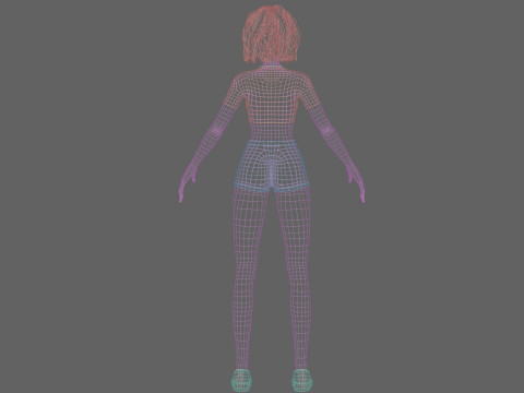 Basic classic woman V31401 Modèle 3D