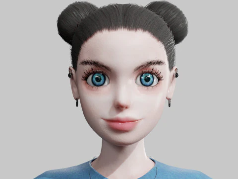 Basic Pretty Woman V23423 3D Model