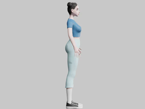 Basic Pretty Woman V23423 3D Model