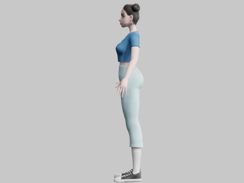 Basic Pretty Woman V23423 3D Model