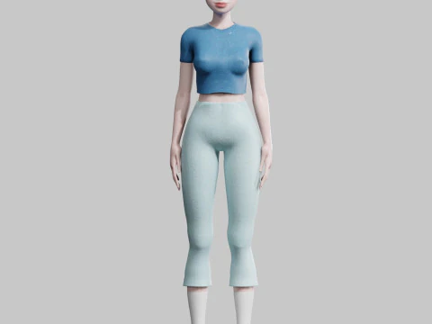 Basic Pretty Woman V23423 3D Model