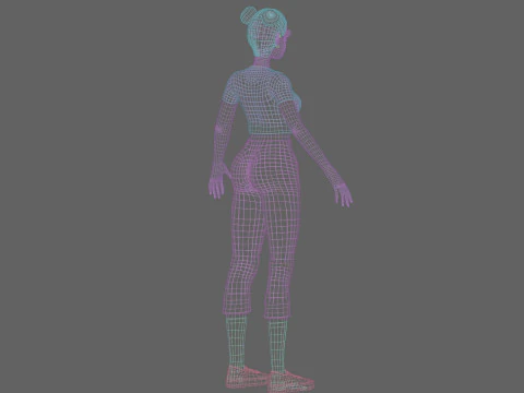 Basic Pretty Woman V23423 3D Model