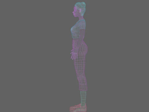 Basic Pretty Woman V23423 3D Model