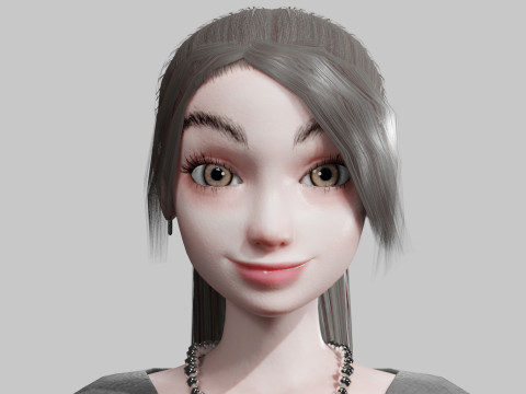 Basic Standard woman V22683 Modèle 3D