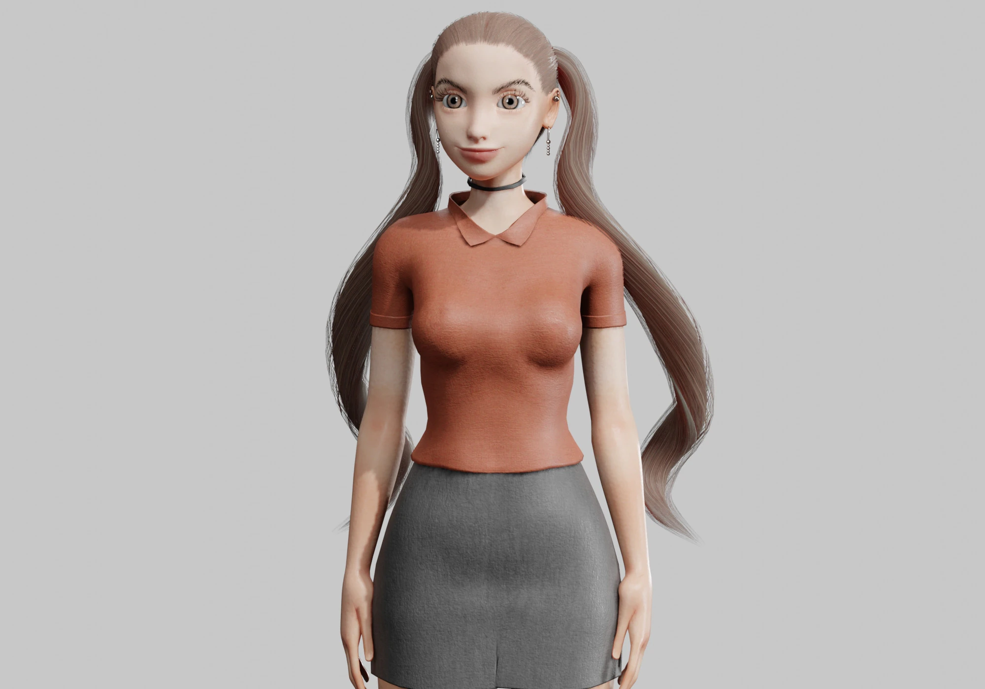 Beautiful Pretty Woman V32232 3D Model .c4d .max .obj .3ds .fbx .stl .blend 