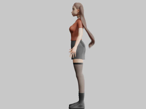 Beautiful Pretty Woman V32232 3D Model