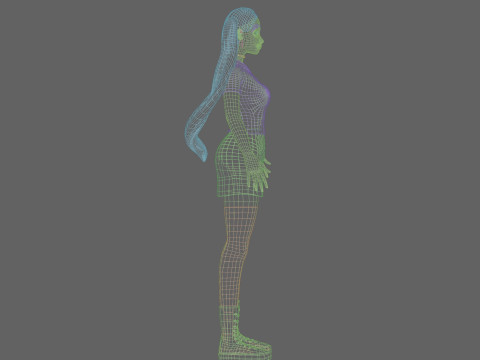 Beautiful Pretty Woman V32232 Modelo 3D