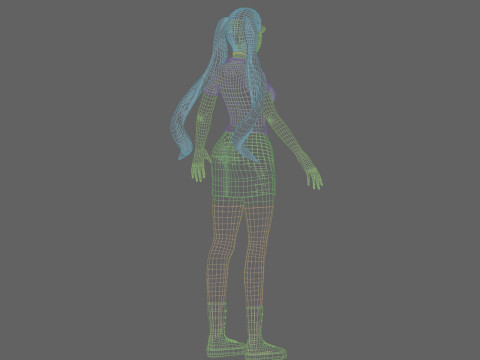 Beautiful Pretty Woman V32232 Modelo 3D
