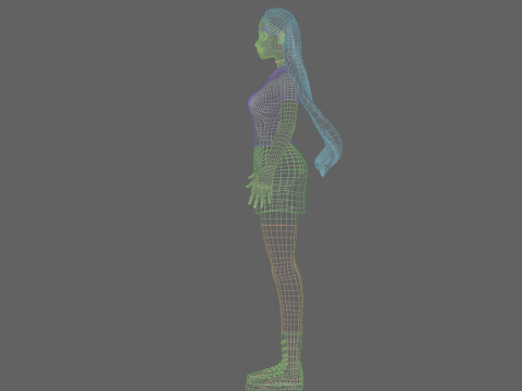 Beautiful Pretty Woman V32232 Modelo 3D