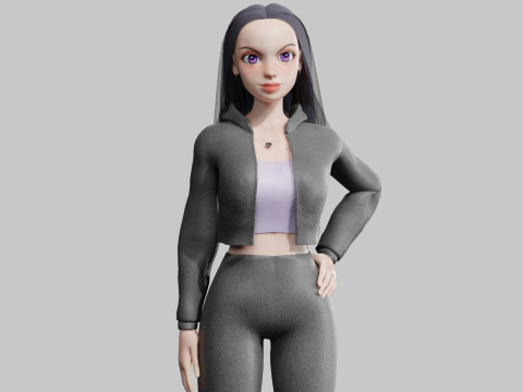 Classic Basic Woman V31276 3D मॉडल