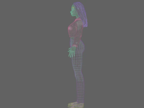 Classic Basic Woman V31276 3D Model