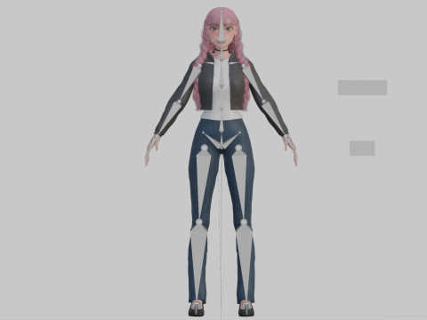 Classic cute Woman V35407 Modello 3D