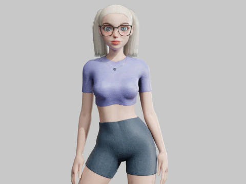 클래식 프리티우먼 V23555 3D 모델