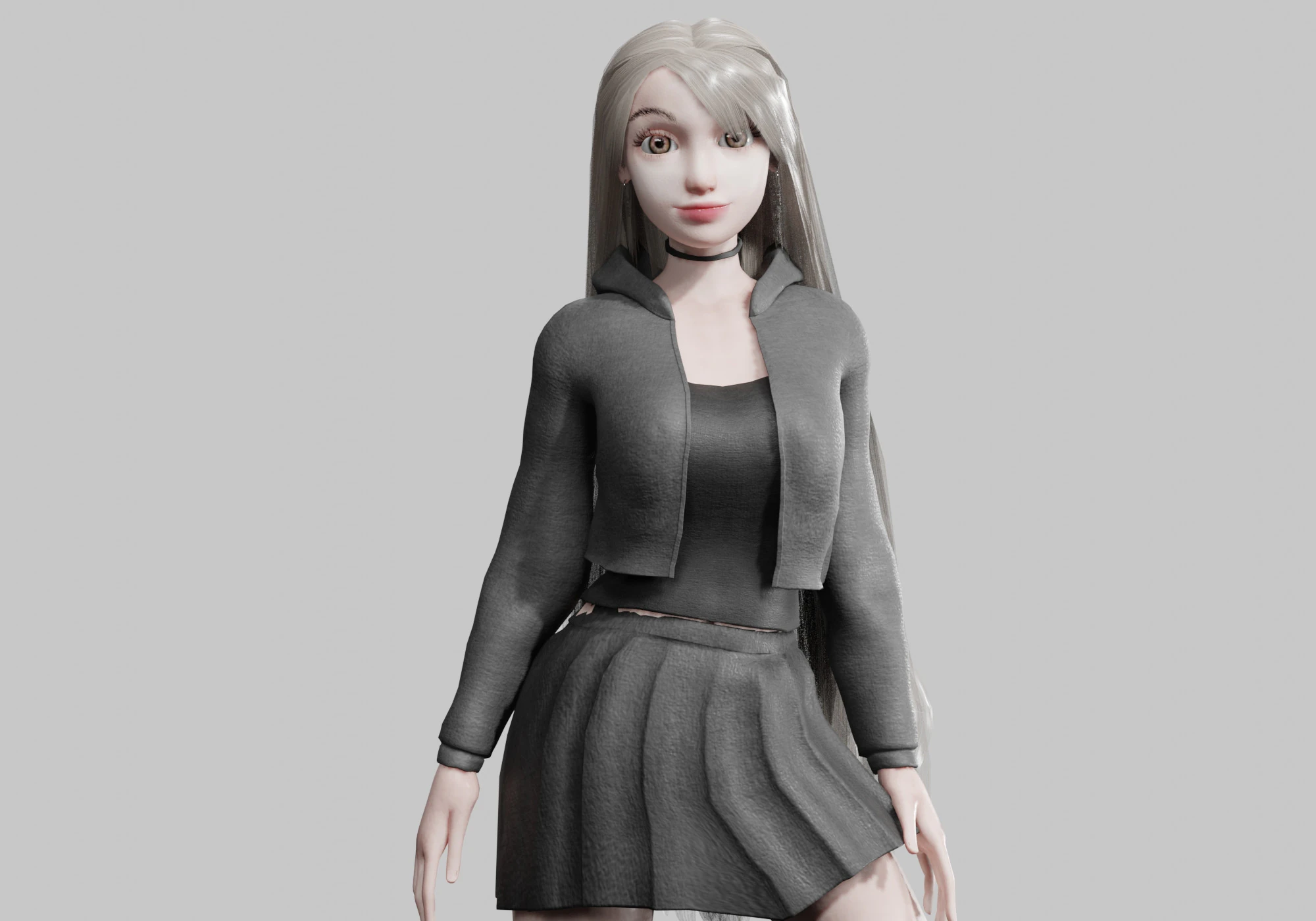 Cool Basic Woman V36150 3D Model .c4d .max .obj .3ds .fbx .stl .blend 