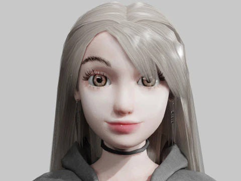 Cool Basic Woman V36150 3D Model