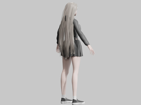 Cool Basic Woman V36150 3D 模型