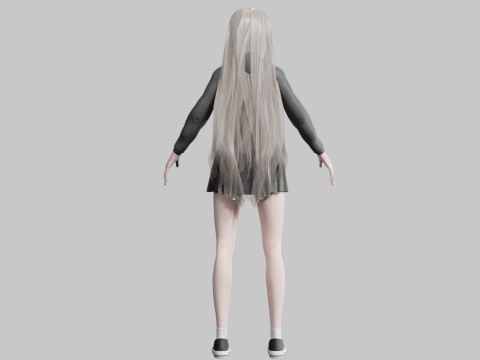 Cool Basic Woman V36150 3D 模型