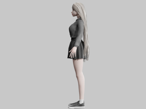 Cool Basic Woman V36150 3D 模型