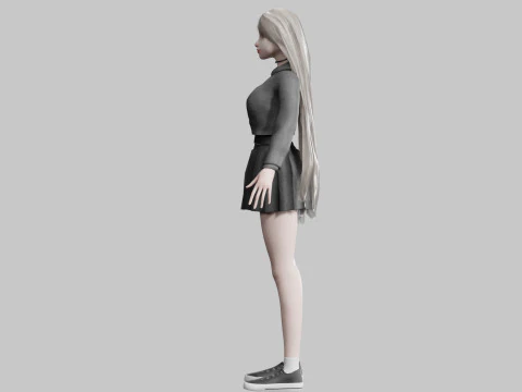 Cool Basic Woman V36150 3D Model
