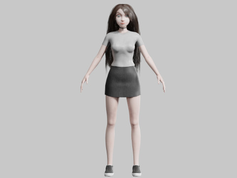 Cool Pretty Woman V34086 Modelo 3D
