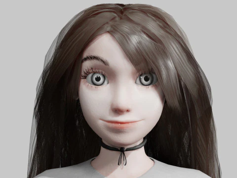 Cool Pretty Woman V34086 3D Model
