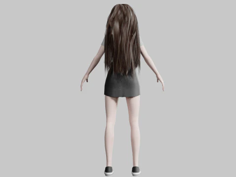 Cool Pretty Woman V34086 3D Model