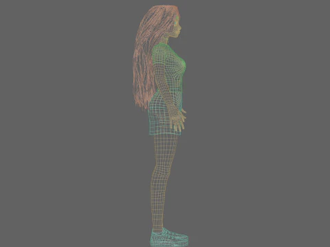 Cool Pretty Woman V34086 3D Model