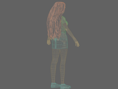 Cool Pretty Woman V34086 Modelo 3D