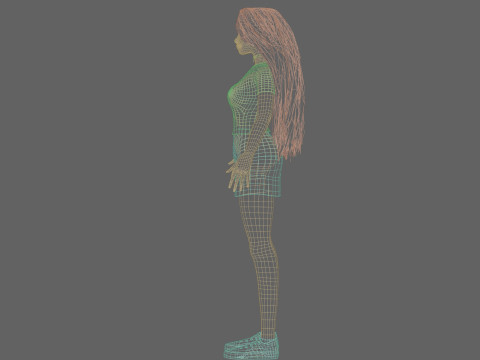 Cool Pretty Woman V34086 Modelo 3D