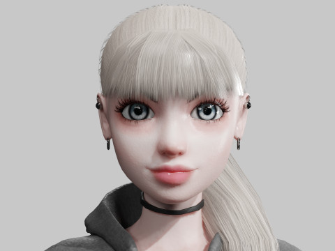 Cute pretty Woman V26090 Modelo 3D